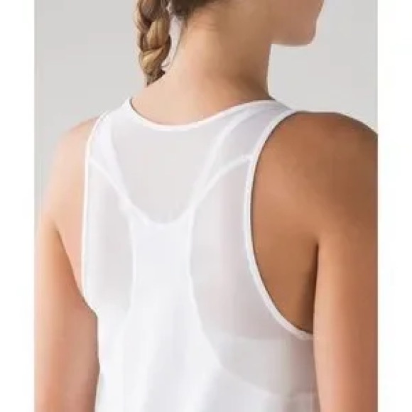 Lululemon Sculpt Tank II Mesh Relaxed Running Cardio Fitness Size 6 - Picture 4 of 11
